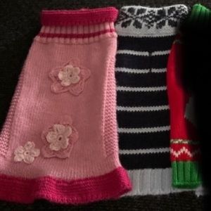 Lot of  2 xsmall dog sweaters
